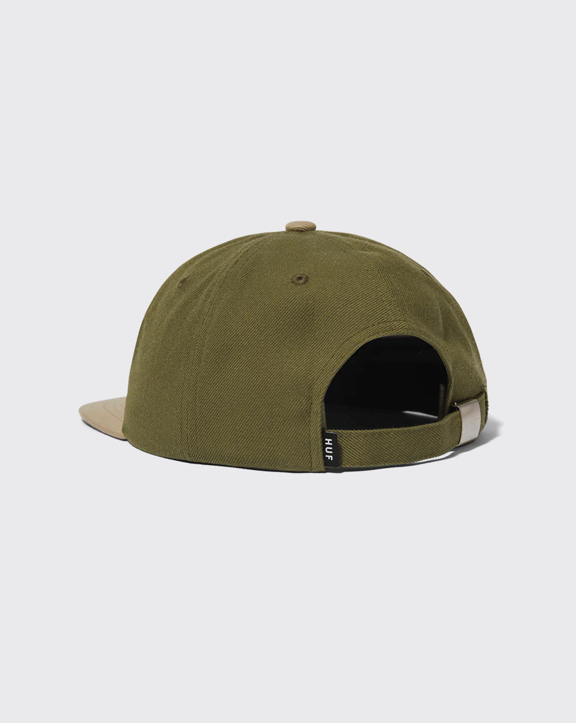 Huf Set Classic H Panel Hat Olive Trainers SB Free