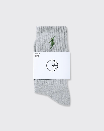 Polar No Comply Sock - Grey/Green