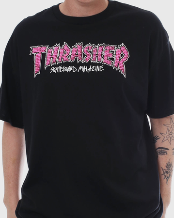 Thrasher Brick Shirt - Black - Sale