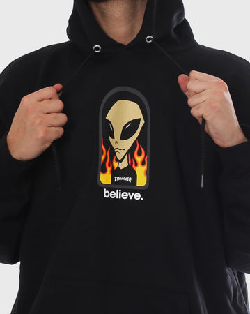 Thrasher x Alien Workshop Believe Hood - Sale