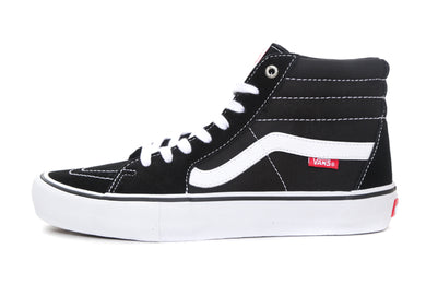 VANS Skate SK8-Hi Shoe Black/White - Sale
