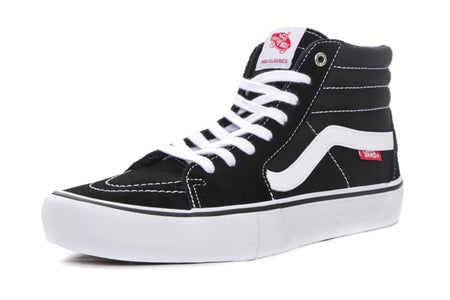 VANS Skate SK8-Hi Shoe Black/White - Sale