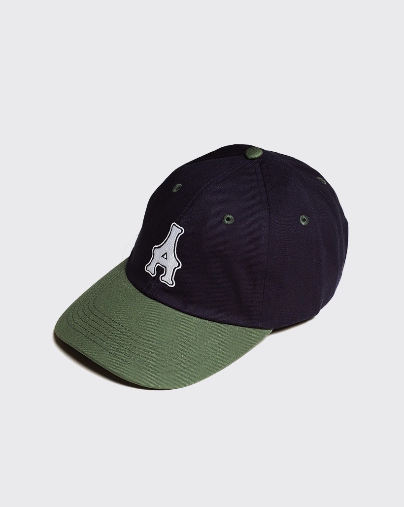 Arcade 'A' Hat - Indigo/Olive