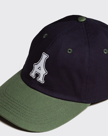 Arcade 'A' Hat - Indigo/Olive