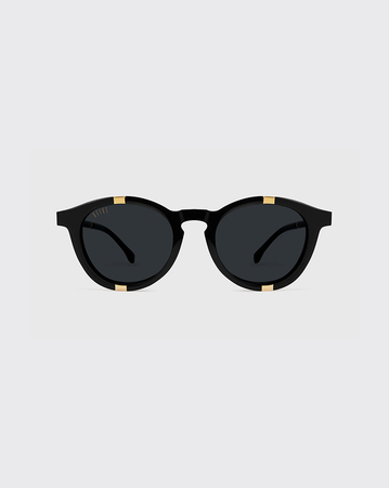 9Five Groove Glasses - Black/Gold