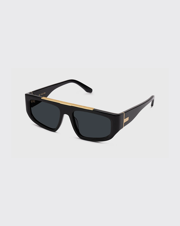 9Five X01 Glasses - Black/Gold