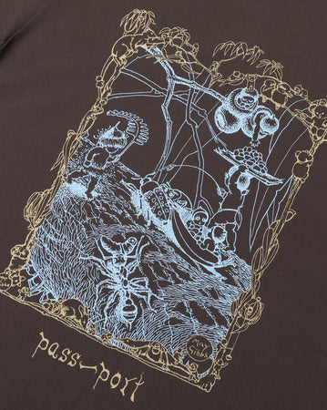 Passport Scribblegum Tee - Bark