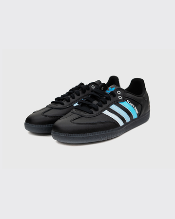 Adidas Black Sheep x CLTFC Samba Shoe - Black/Blue