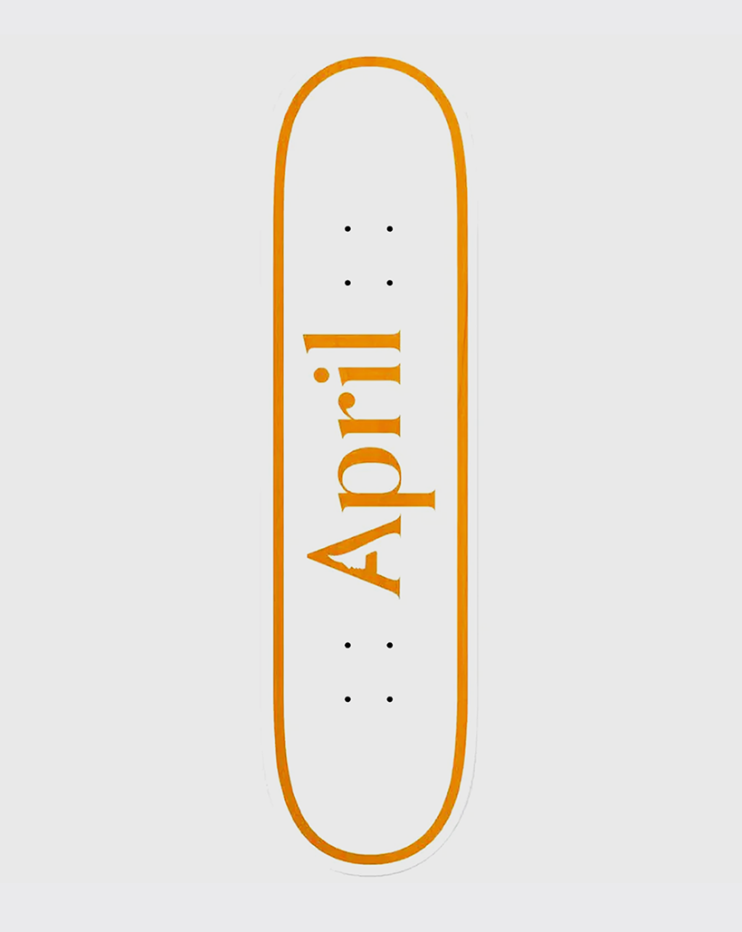 April Logo 8.5’’ Deck - Orange