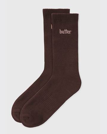 Butter Goods Basic Socks - Brown