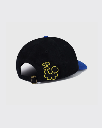 Butter Goods Bugs 6 Panel Hat - Black/Royal