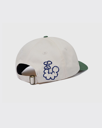 Butter Goods Bugs 6 Panel Hat - Natural/Forest