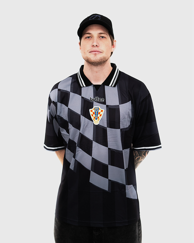 Butter Goods Flag Jersey - Black