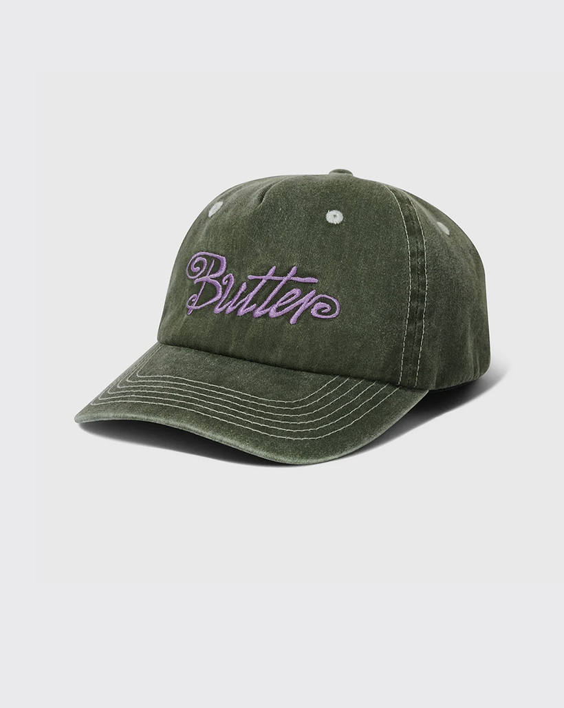 Butter Goods Jive Pinch 6 Panel Hat - Fern