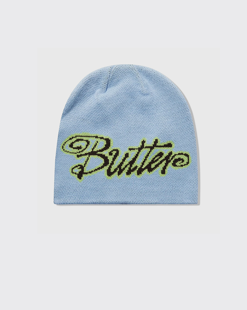 Butter Goods Jive Skully Beanie - Lake Blue