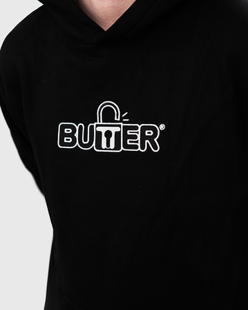 Butter Goods Lock Pullover Hood - Black