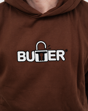 Butter Goods Lock Pullover Hood - Brown