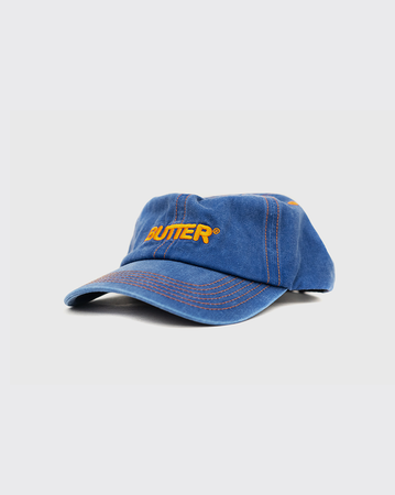 Butter Goods Rounded Logo 6 Panel Hat - Cobalt