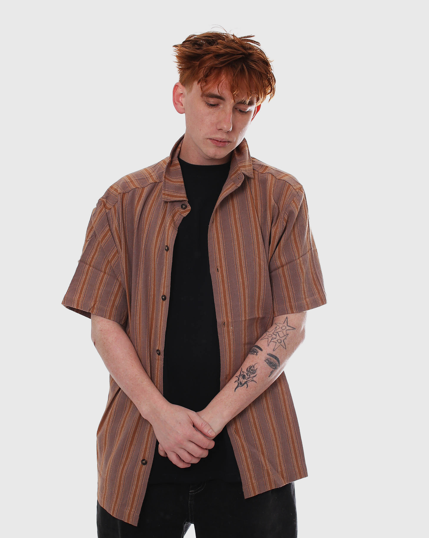 Butter Goods Terrace Shirt - Terracotta - Sale