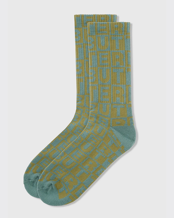 Butter Goods Tile Socks - Green