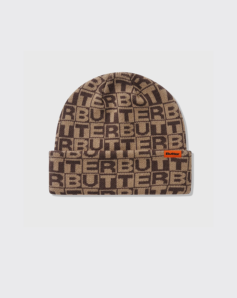 Butter Goods Tiles Beanie - Brown