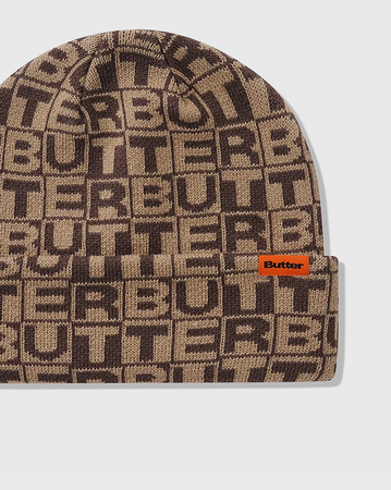 Butter Goods Tiles Beanie - Brown