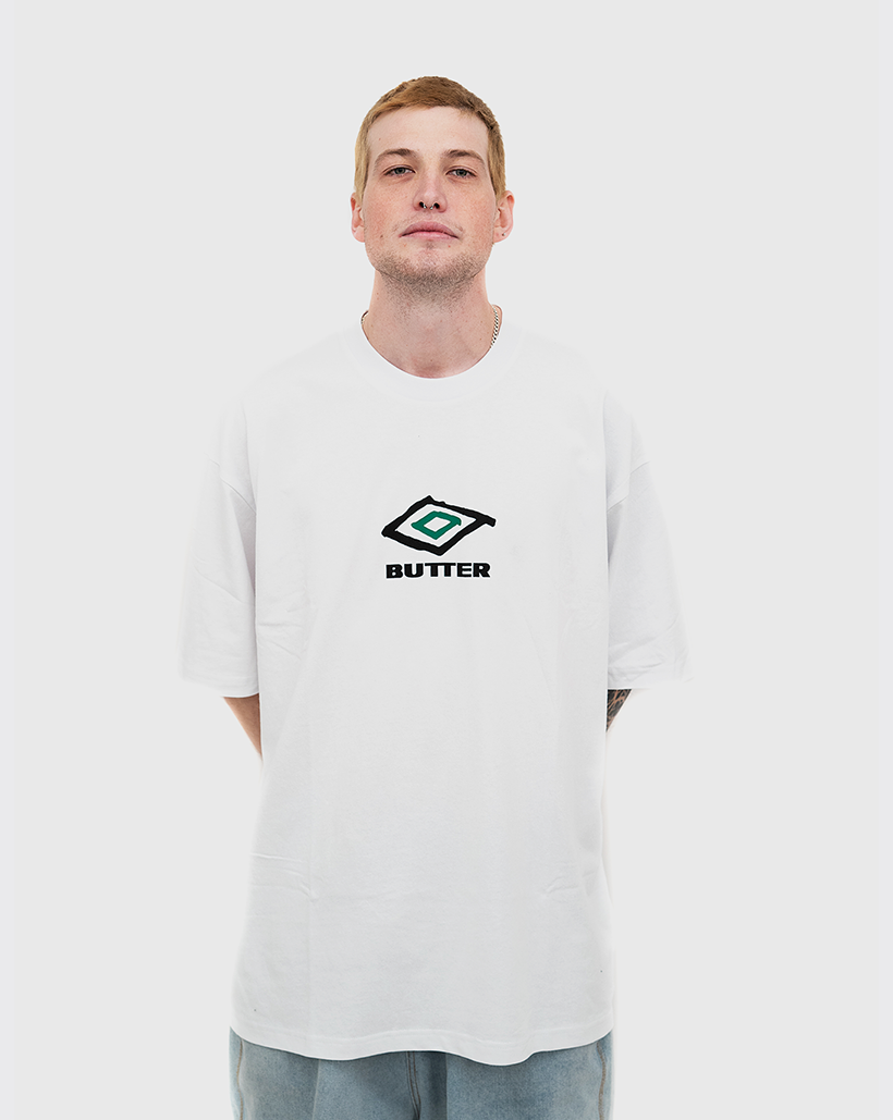 Butter Goods x Umbro Ball Shirt - White | Trainers SB | Free