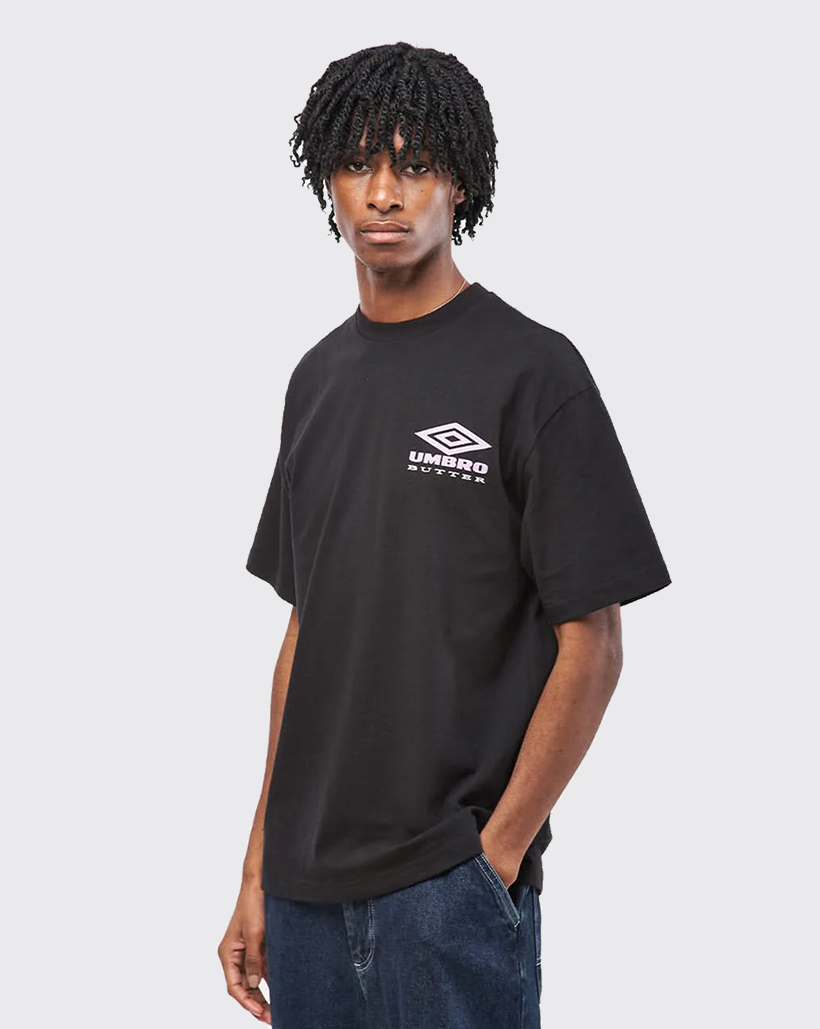 Butter Goods x Umbro Lines Shirt - Black