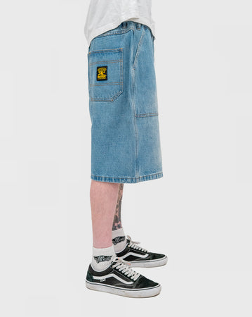 Butter Goods Patch Pocket Denim Shorts - Faded Light Blue
