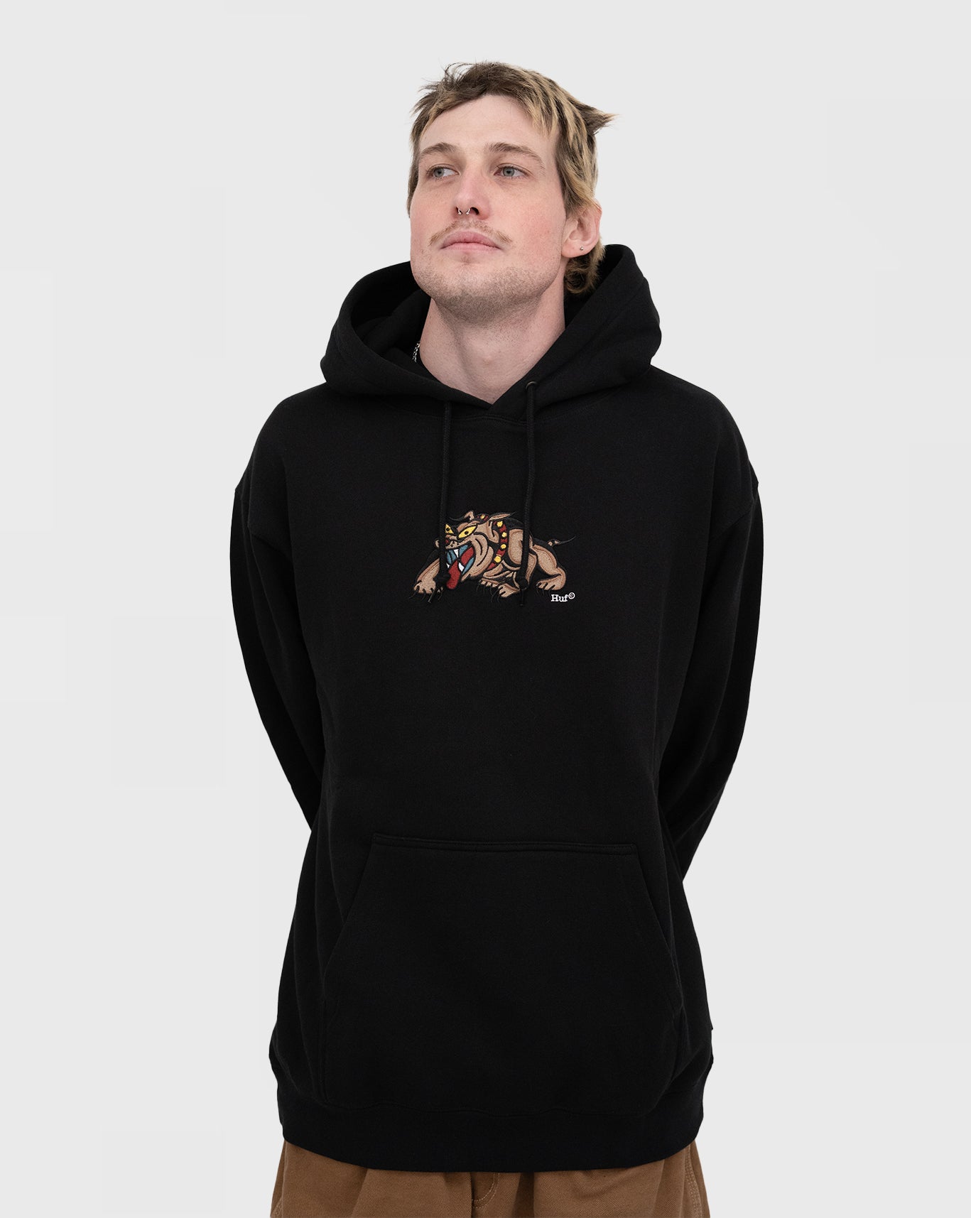 HUF Bledsoe Pullover Hoodie - Black