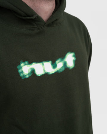 HUF Blur Pullover Hoodie - Hunter Green