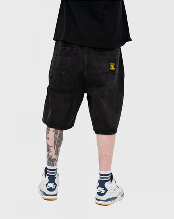 Butter Goods Patch Pocket Denim Shorts - Faded Black