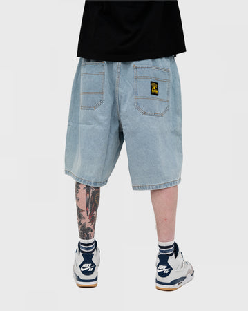 Butter Goods Patch Pocket Denim Shorts - Faded Blue