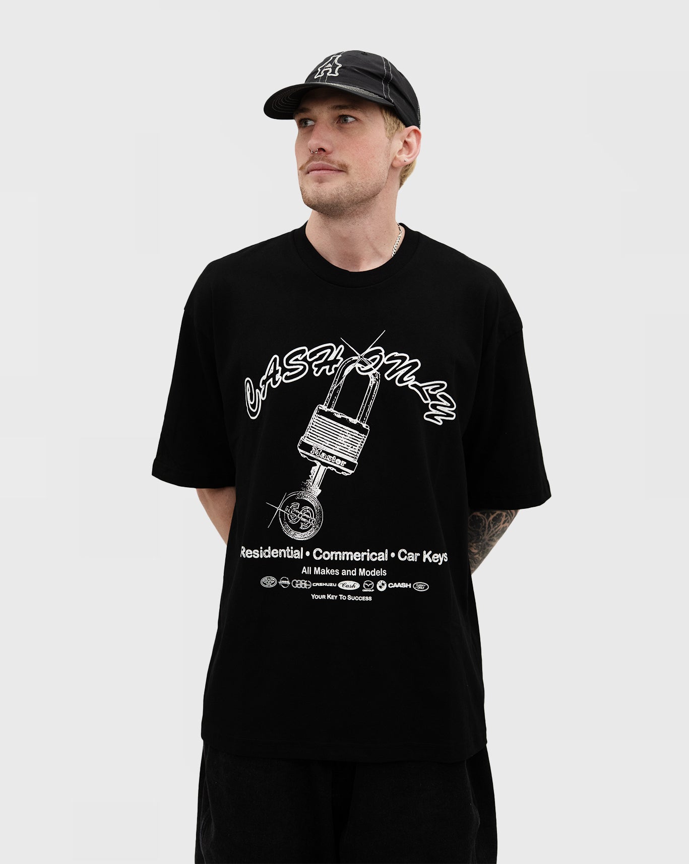 Cash Only Locksmith Tee - Black