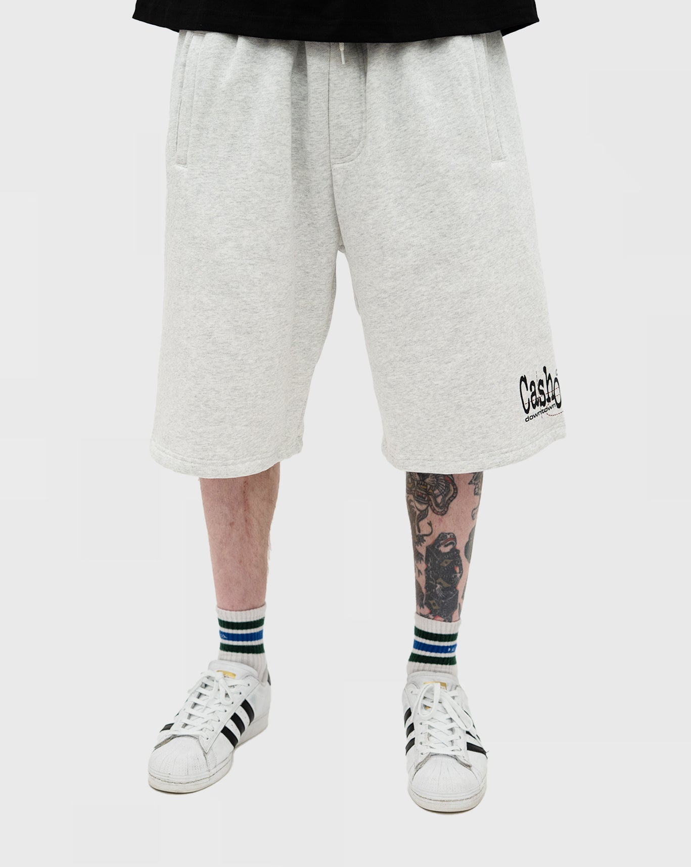 Cash Only Downtown Fleece Shorts - Ash