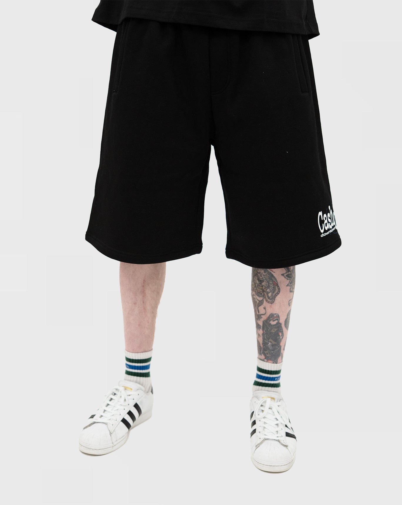 Cash Only Downtown Fleece Shorts - Black