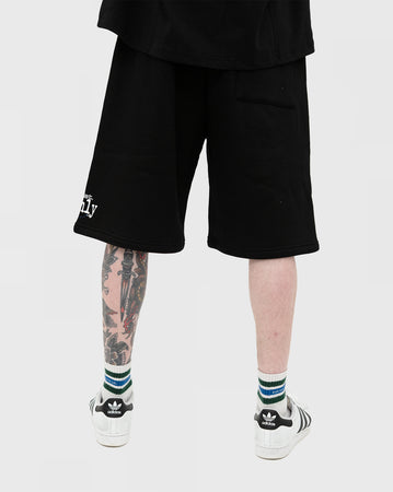 Cash Only Downtown Fleece Shorts - Black