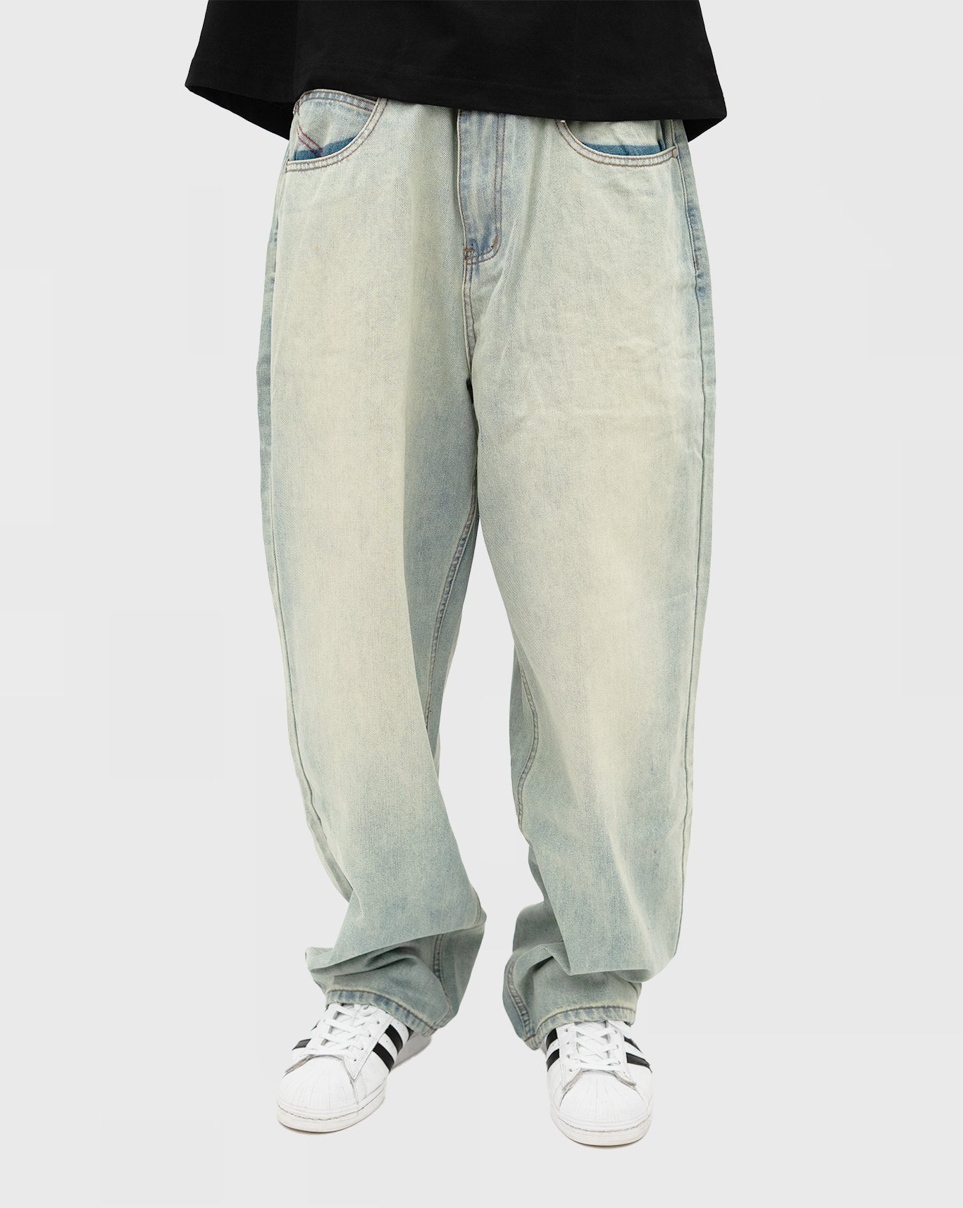 Cash Only Stars Denim Jeans - Sun Fade Wash