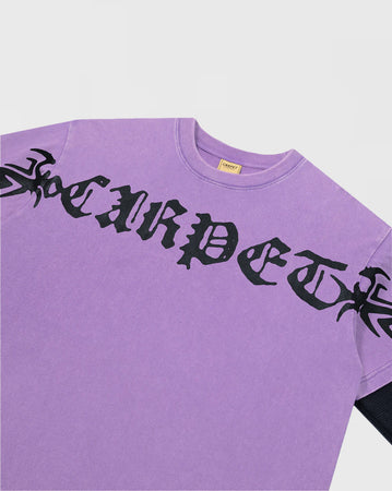 Carpet Trampstamp Tee - Purple/Black