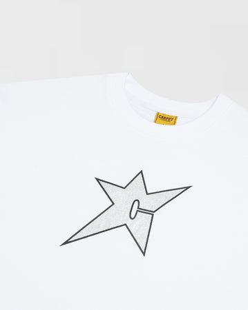 Carpet C Star Metallic Tee - White
