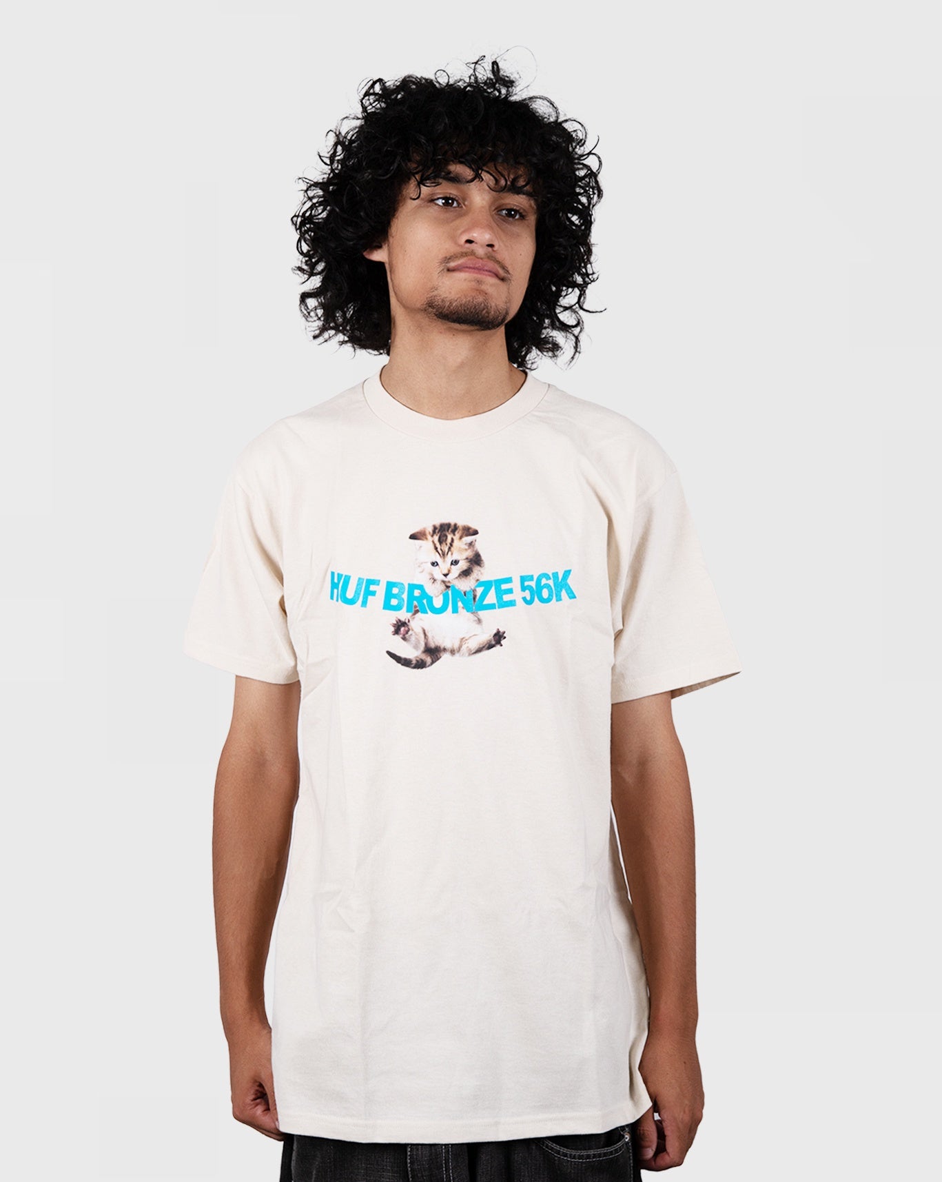 Huf Hang In There Tee - Natural