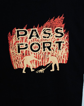 Passport Brush Fire Shirt - Black