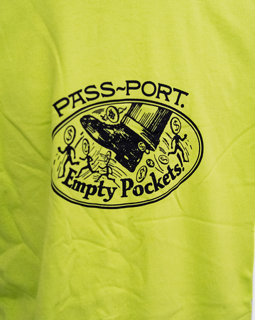 Passport Empty Pockets Shirt - Safety Yellow