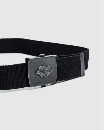 Dickies 30mm Cotton Web Belt - Black