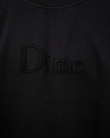 Dime Classic Logo Crewneck - Black