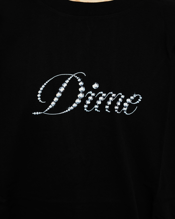 Dime Icy Cursive Shirt - Black