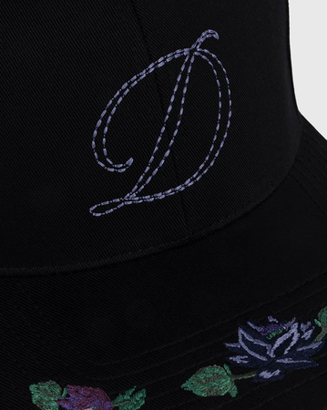 Dime Lotus Full Fit Cap - Black