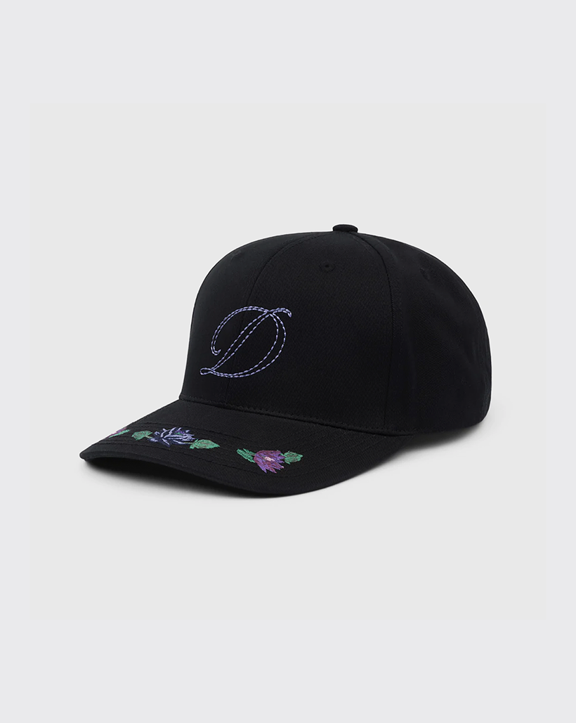 Dime Lotus Full Fit Cap - Black