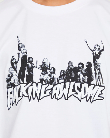 Fucking Awesome Hug the Earth Shirt - White