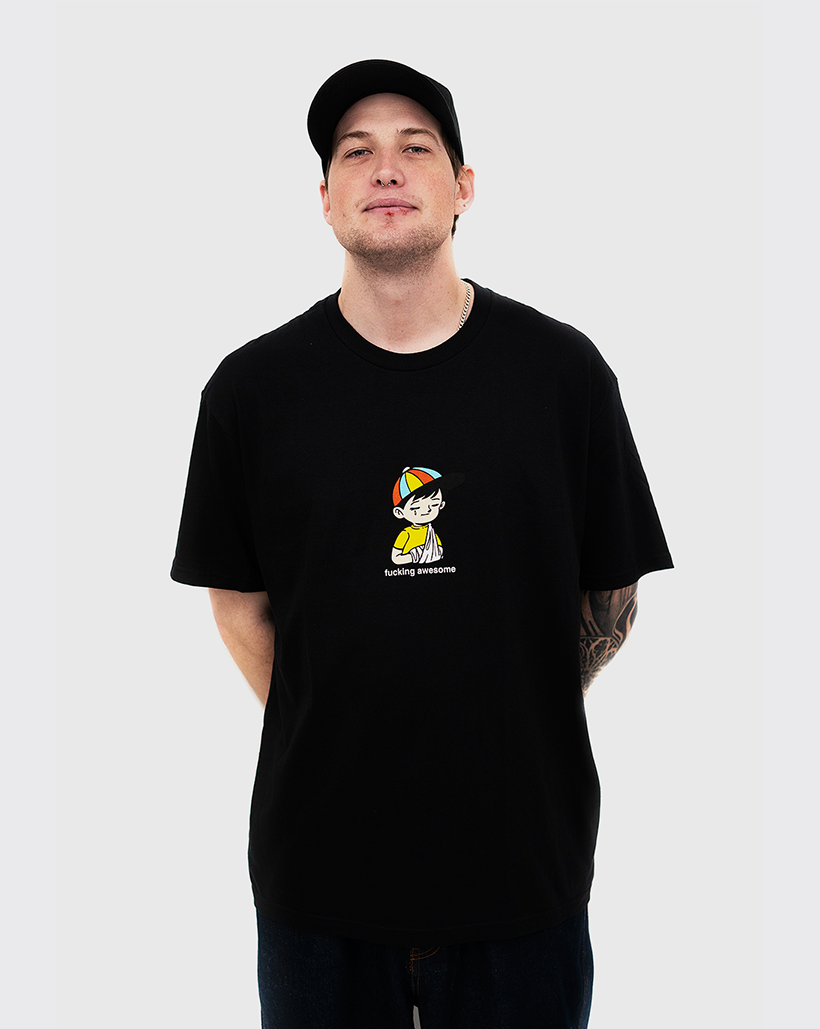 Fucking Awesome Wanto Kid Shirt - Black